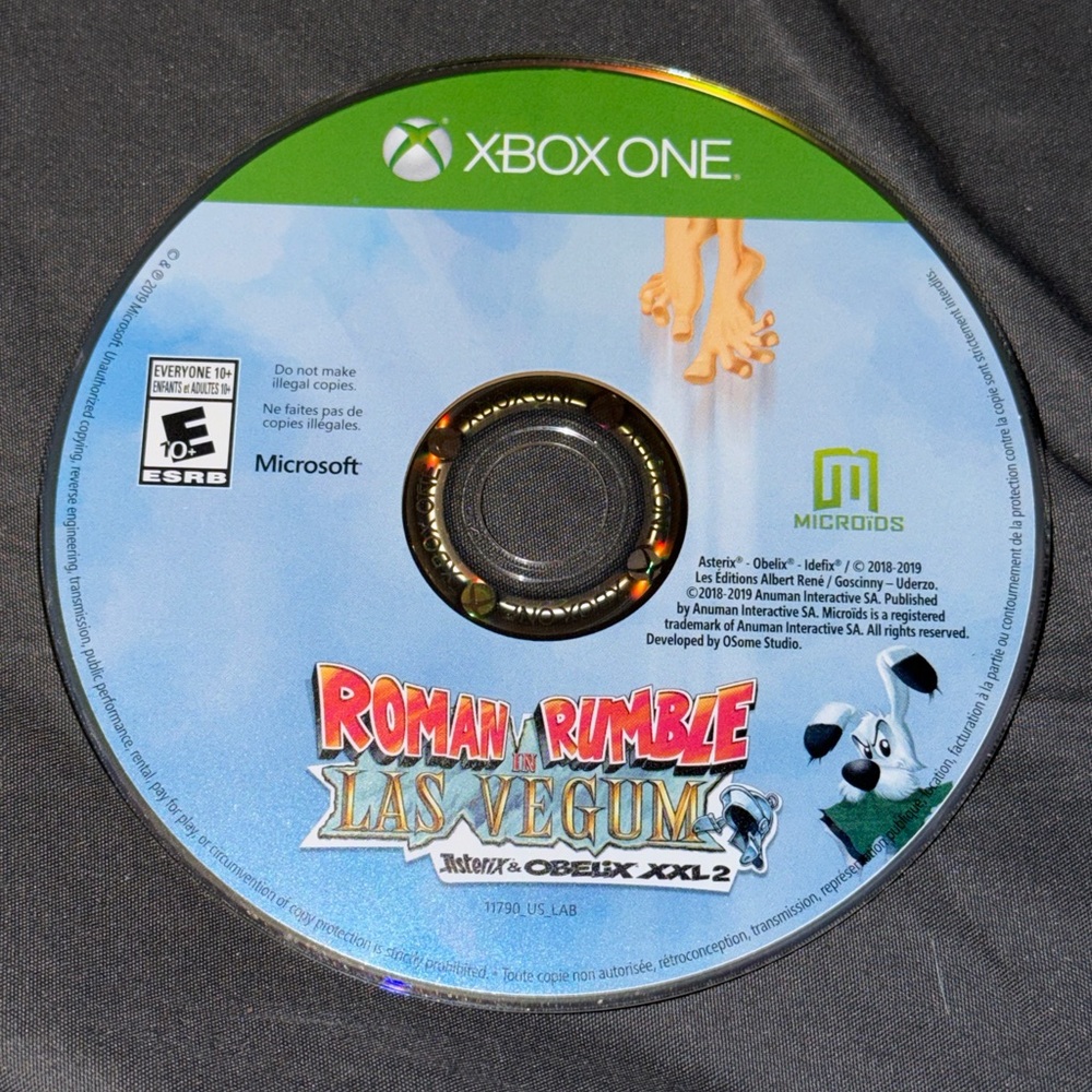 Microsoft Xbox One Asterix & Obelix XXL2 Roman Rumble Las In Vegum Disc Rated E.